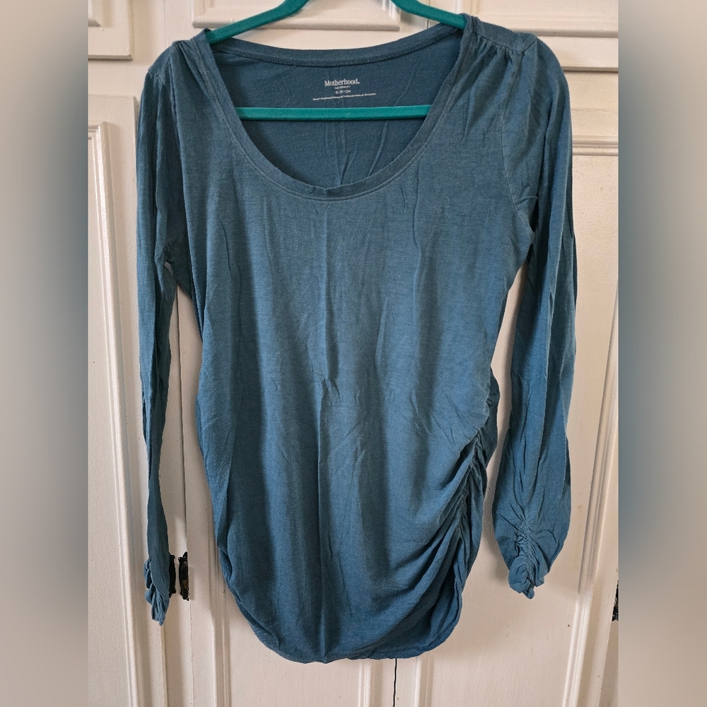 Motherhood Long Sleeve Top in Teal